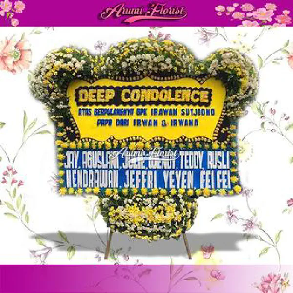 Bunga Papan Duka Cita 16