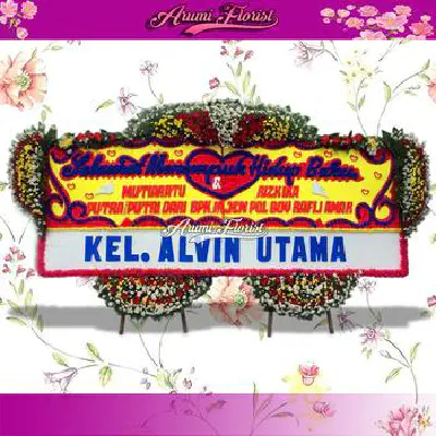 Bunga Papan Happy Wedding 28